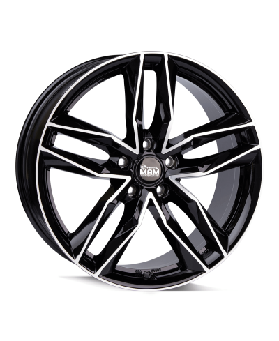 MAM RS3 black front polish 8x18 5/112 ET45 ,Alésage 66,6