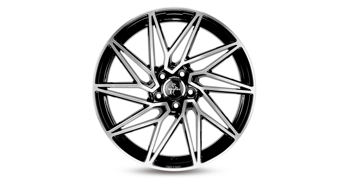 KESKIN KT20 Future BLACK FRONT POLISH 8,5x19 5/108 ET45 Alésage 72,6