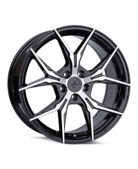 KESKIN KT19N BLACK FRONT POLISH 8,5x19 5/112 ET45 Alésage 72,6