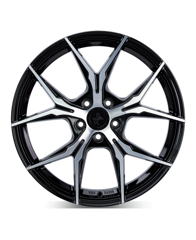 KESKIN KT19N BLACK FRONT POLISH 8,5x19 5/112 ET45 Alésage 72,6
