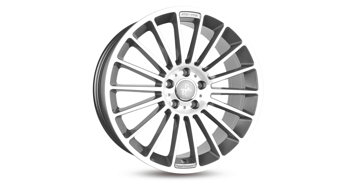 KESKIN KT15 Speed PALLADIUM FRONT POLISH 7x17 5/108 ET48 ,Alésage 72,6