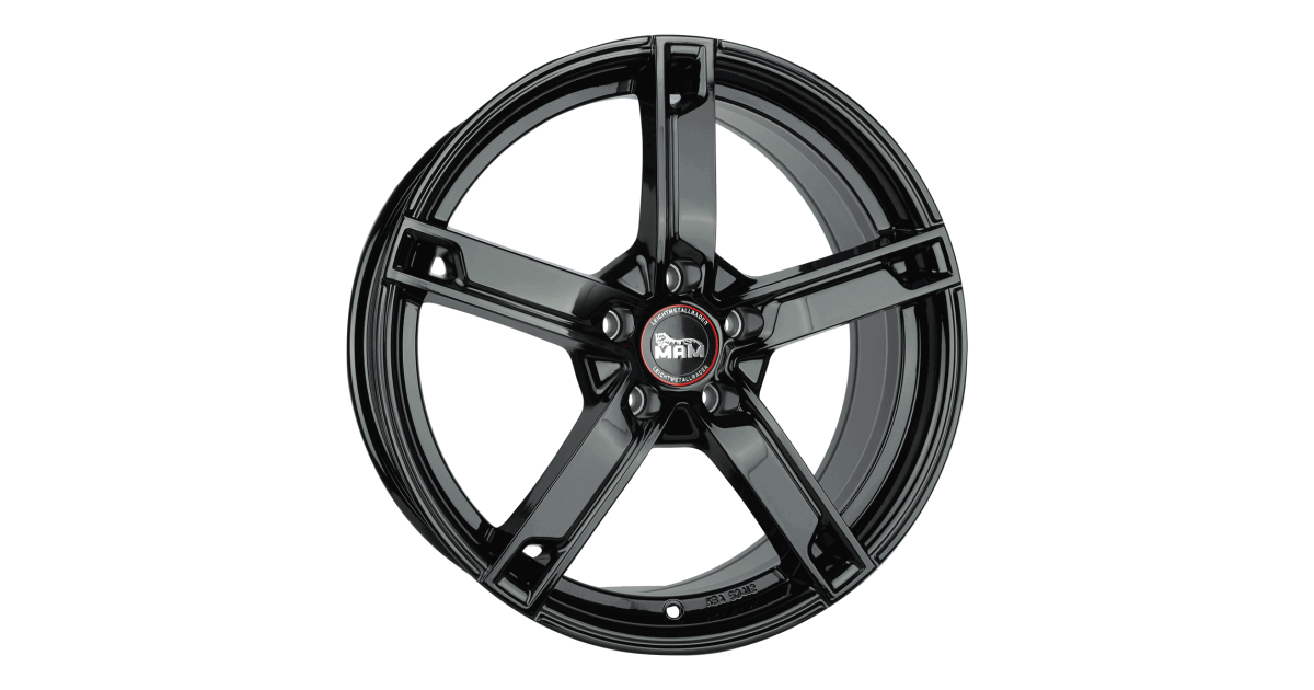MAM W4 BLACK PAINTED 7,5x18 5/120 ET35 ,Alésage 72,6