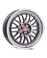 KESKIN KT22 Retro TITAN GREY LIP POLISH 8,5x19 5/108 ET45 Alésage 72,6