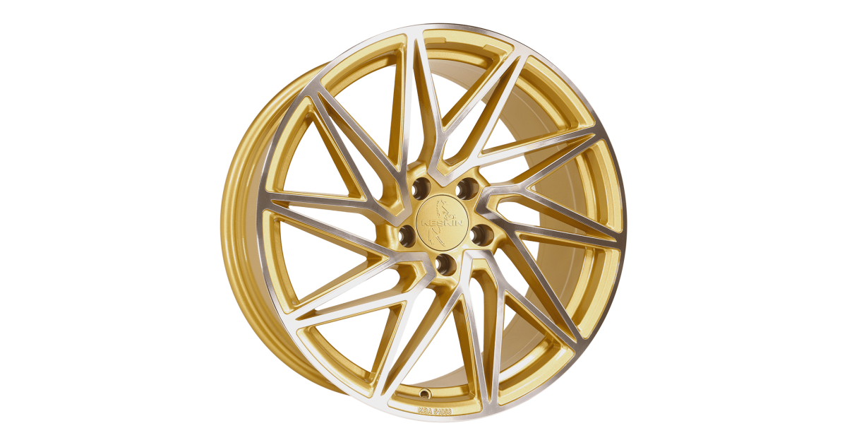 KESKIN KT20 Future GOLD FRONT POLISH 8,5x19 5/112 ET45 Alésage 72,6