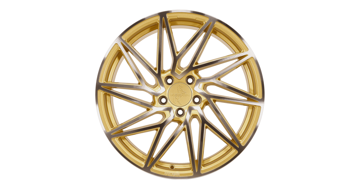 KESKIN KT20 Future GOLD FRONT POLISH 8,5x19 5/112 ET45 Alésage 72,6