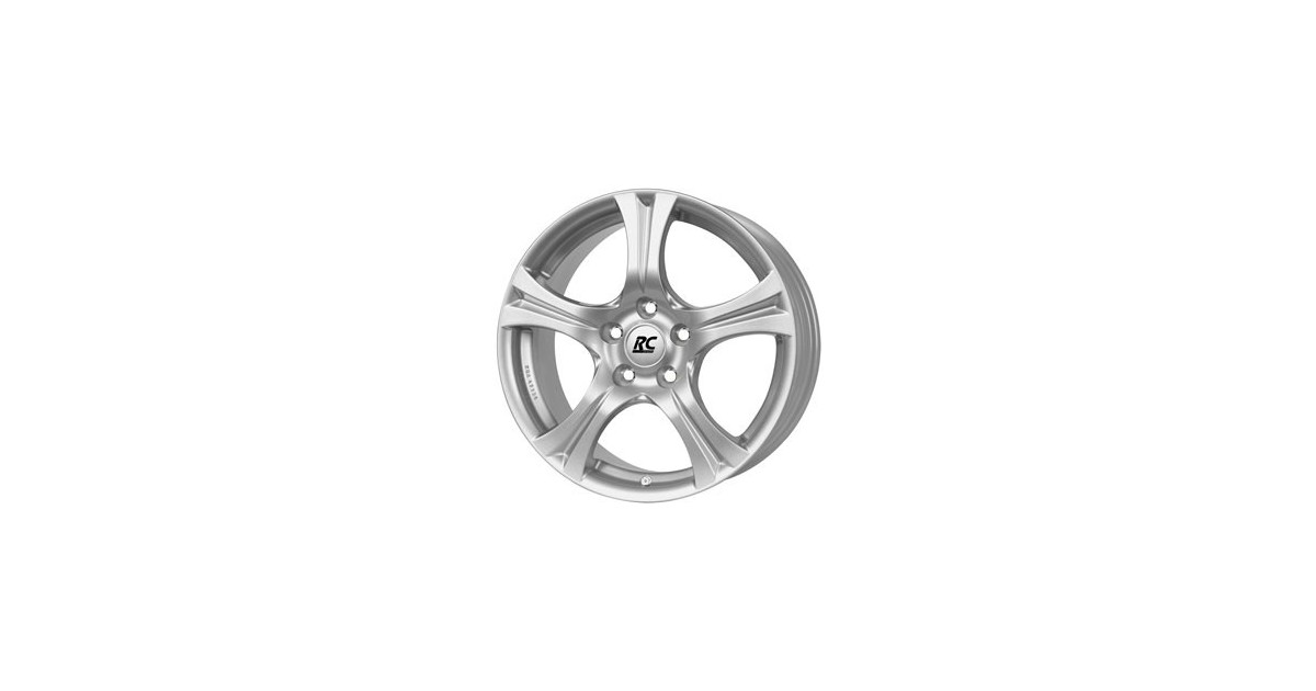 Jante ALU, RC-Design RC14/KS/ET24 kristallsilber lackiert, 6X14 4/108 ET24, Alésage 65.10