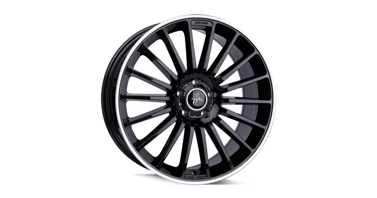 KESKIN KT15 Speed BLACK LIP POLISH 8,5x19 5/112 ET45 Alésage 66,6