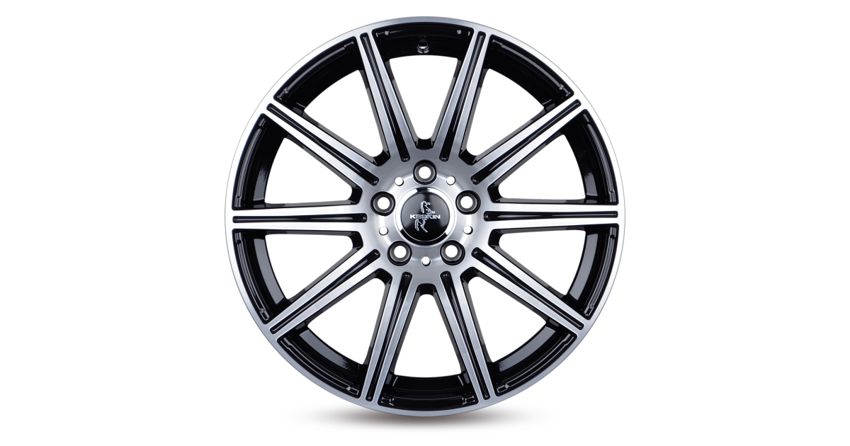 KESKIN KT16 Dynamic BLACK FRONT POLISH 8,5x19 5/112 ET30 Alésage  66,6