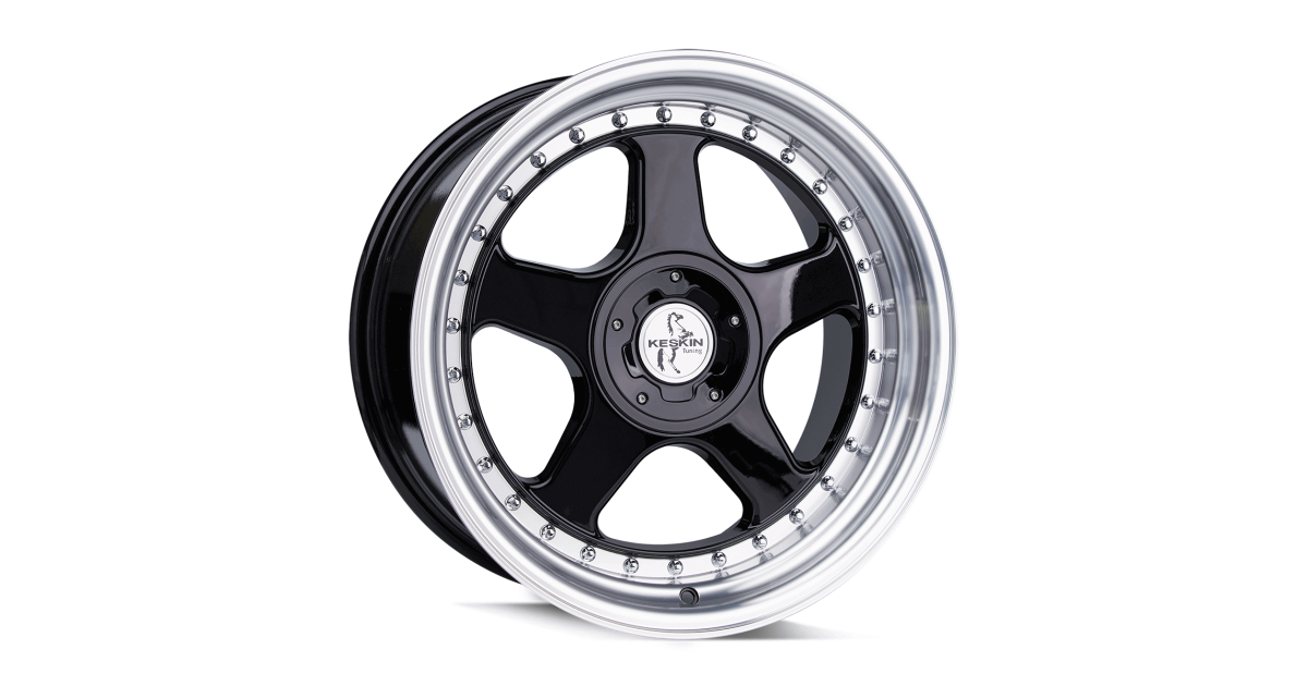 KESKIN KT1 BLACK LIP POLISH 10x18 5/100+112 ET25 Alésage 72.6