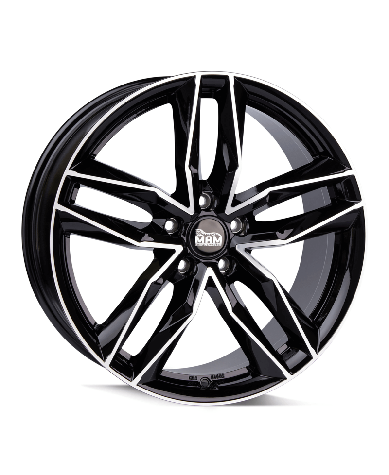 MAM RS3 Black front polish 8x18 5/ 112 ET30 , Alésage 66,6