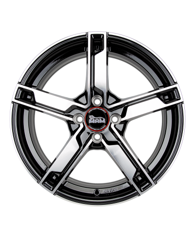 MAM W4 BLACK FRONT POLISH 6,5x16 5/ 112 ET38 , Alésage 66,6