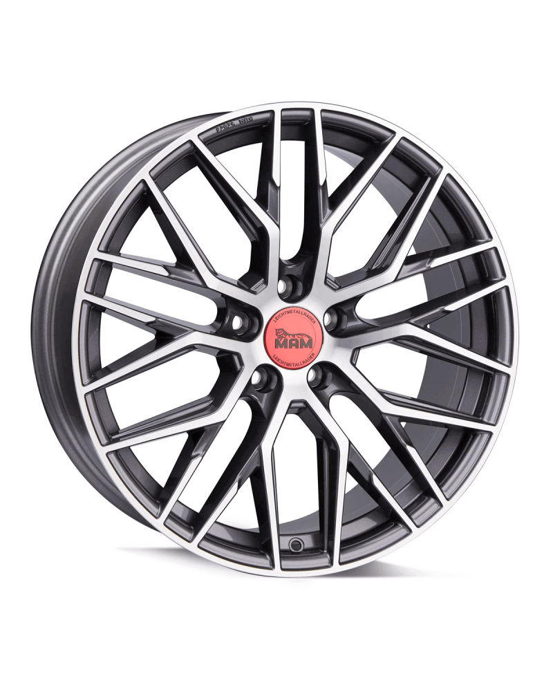 MAM RS4 PALLADIUM FRONT POLISH 8x18 5/120 ET35 ,Alésage 72,6