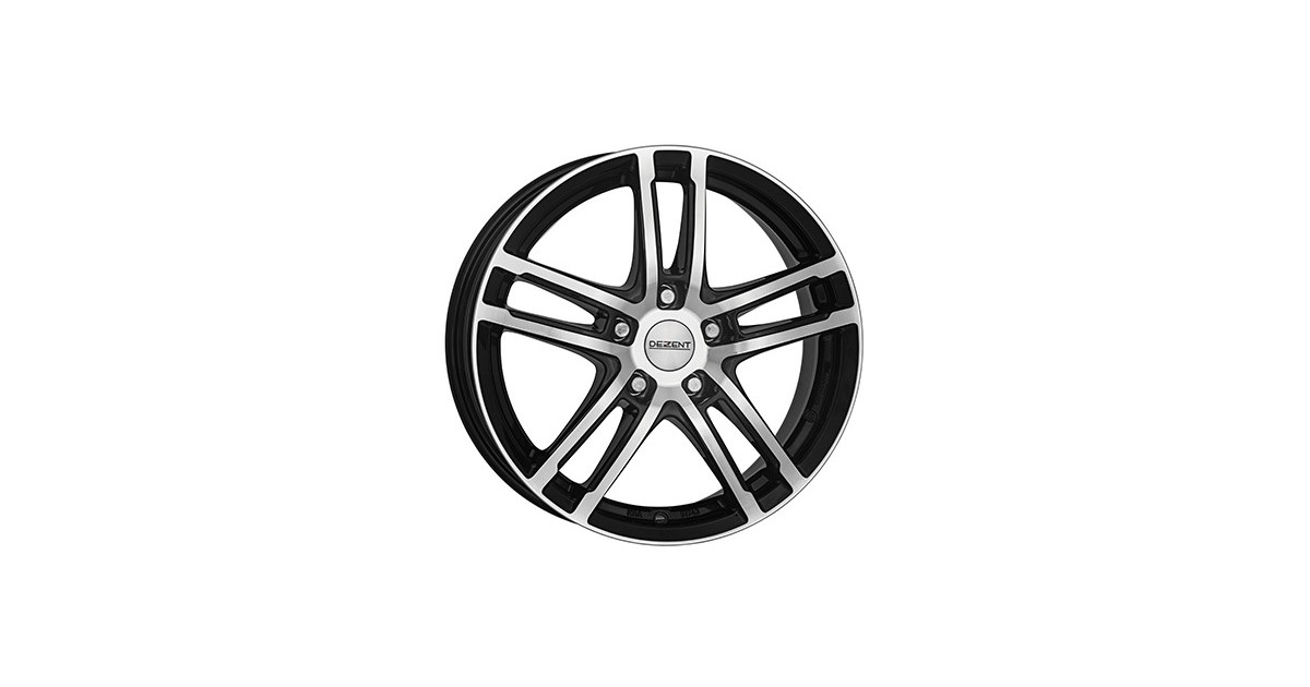 Jante ALU, Dezent TZ/BPL/ET46 Black/polished lip, 6X15 4/100 ET46, Alésage 54.10