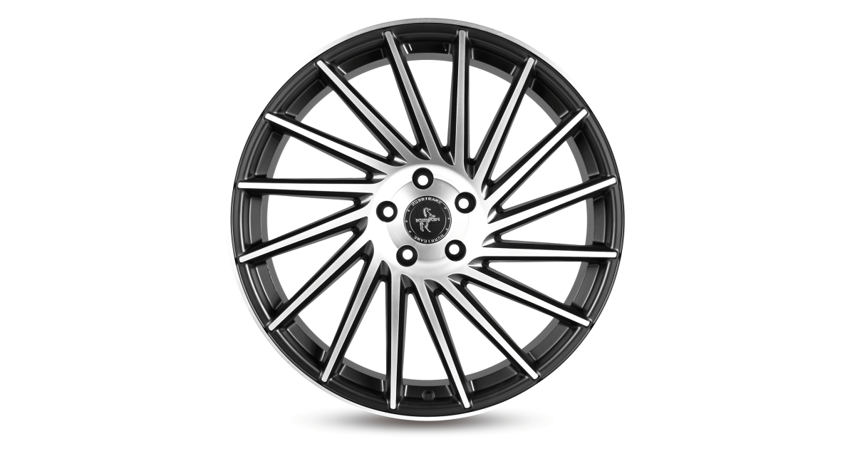 KESKIN KT17 Hurricane MATT BLACK FRONT POLISH 10x22 5/112 ET50 Alésage 66,6