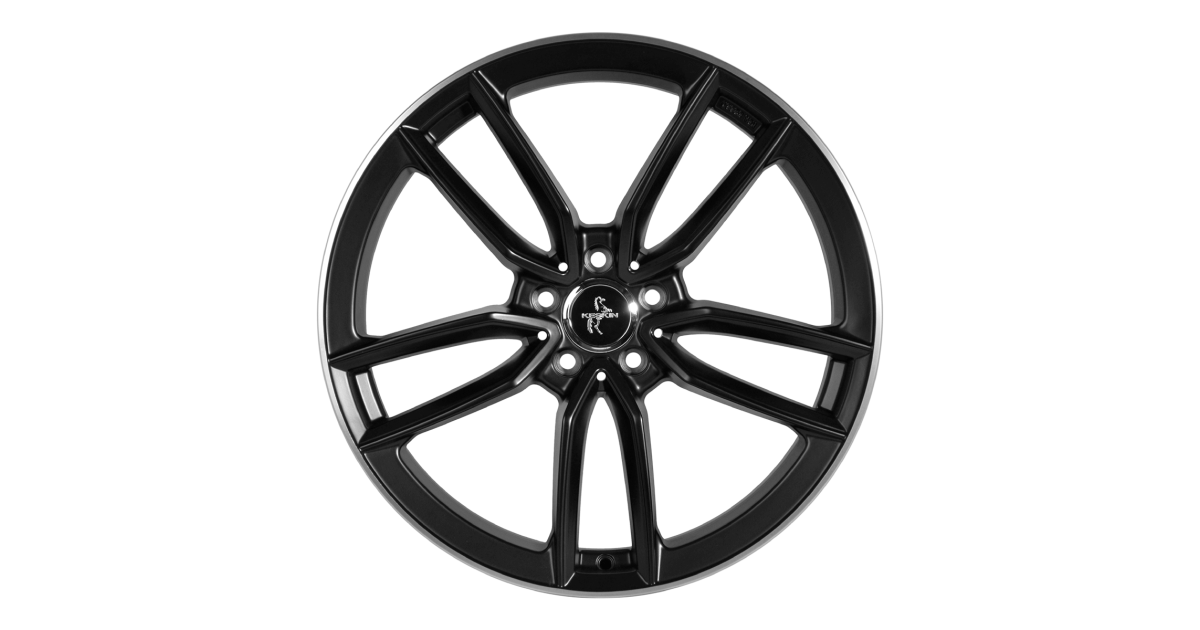 KESKIN KT21 Elegance MATT BLACK LIP POLISH 7,5x17 5/114,3 ET45 Alésage 72.6