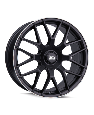 MAM GT1 MATT BLACK LIP POLISH 9,5x19 5/112 ET42 Alésage 66,6