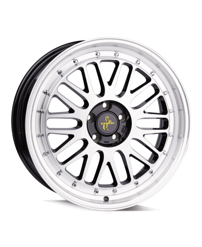 KESKIN KT22 Retro BLACK FRONT POLISH 8,5x19 5/112 ET30 Alésage 72,6