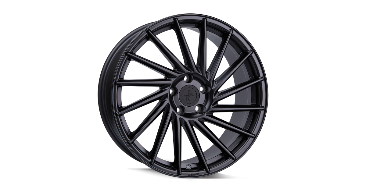 KESKIN KT17 Hurricane MATT BLACK PAINTED 8,5x19 5/112 ET45 Alésage 72,6