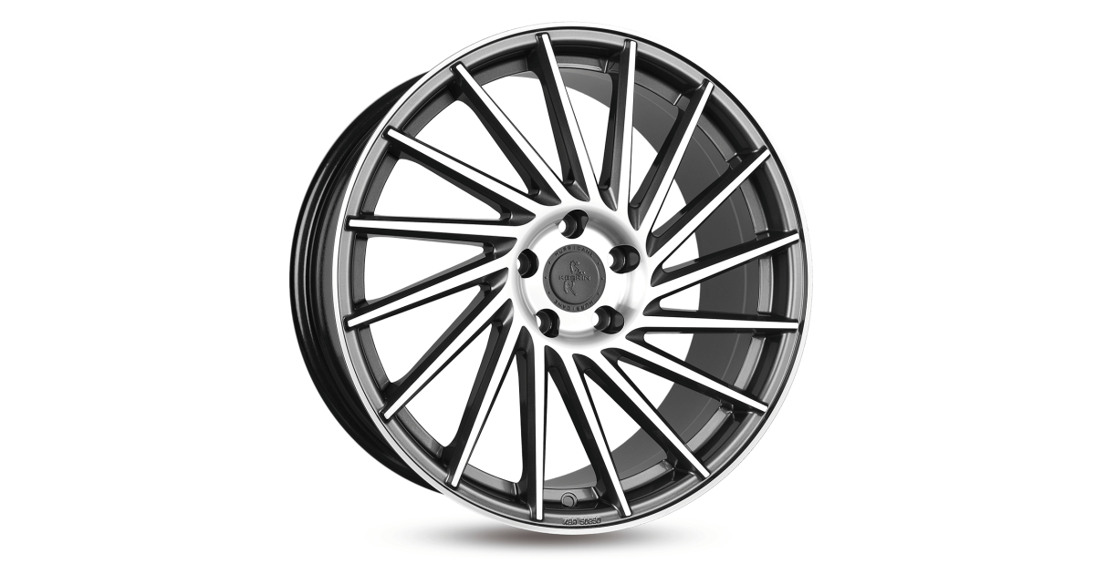 KESKIN KT17 Hurricane PALLADIUM FRONT POLISH 8,5x19 5/114,3 ET40 Alésage 72.6
