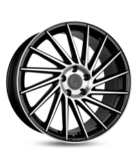 KESKIN KT17 Hurricane black front polish 9x20 5/ 112 ET40 ,Alésage 66,6