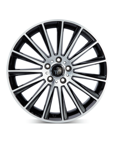 KESKIN KT18 Turbo BLACK FRONT POLISH 7x17 5/114,3 ET40 Alésage 72,6