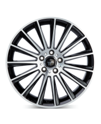 KESKIN KT18 Turbo BLACK FRONT POLISH 7x17 5/114,3 ET40 Alésage 72,6