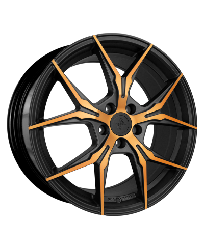 KESKIN KT19N MATT BLACK FRONT COPPER 8,5x19 5/112 ET30 Alésage 72.6