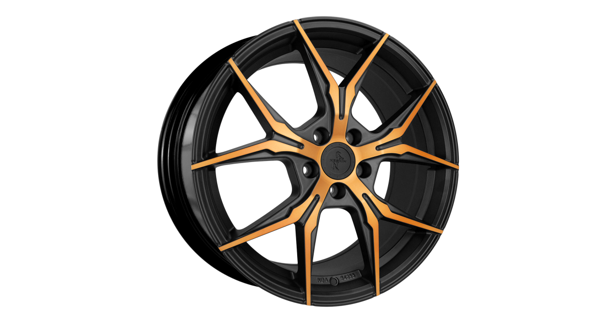 KESKIN KT19N MATT BLACK FRONT COPPER 8,5x19 5/112 ET30 Alésage 72.6