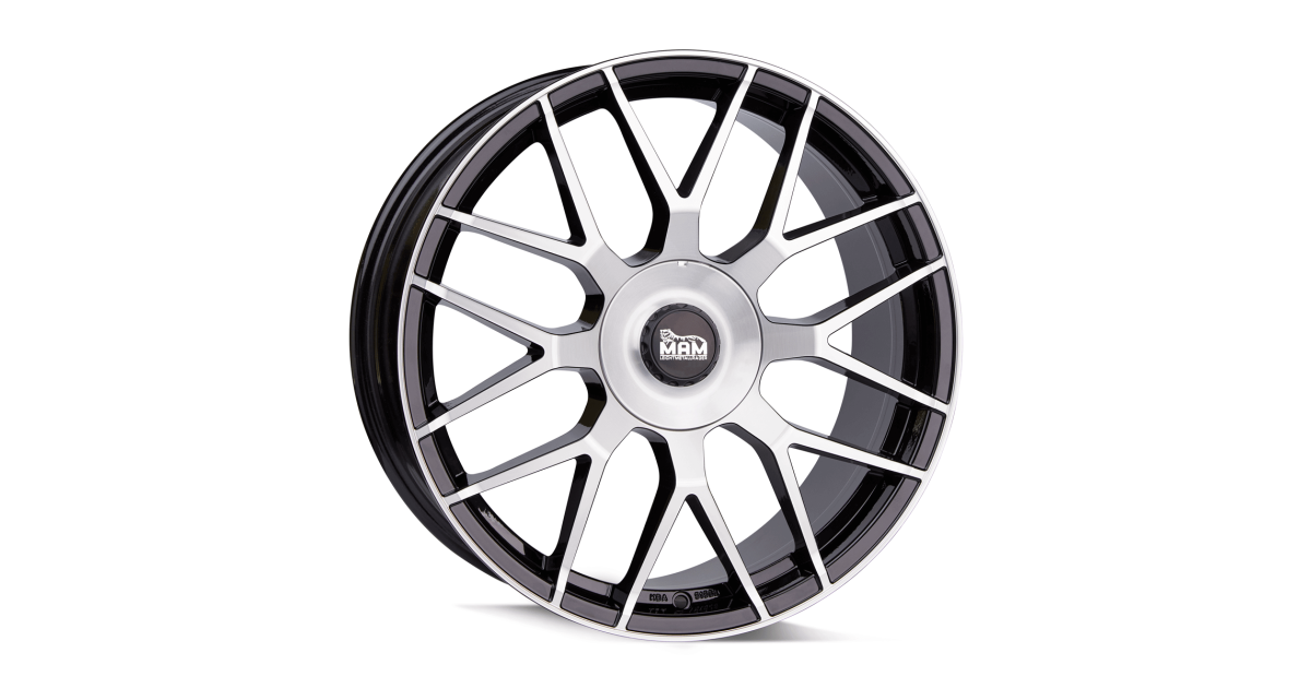 MAM GT1 BLACK FRONT POLISH 8,5x20 5/112 ET45 Alésage 66,6