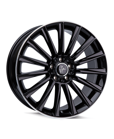 KESKIN KT18 Turbo BLACK LIP POLISH 7x17 5/120 ET35 Alésage 72,6