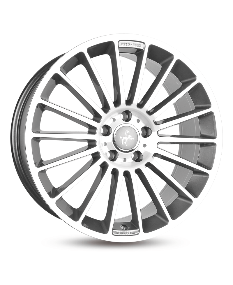 KESKIN KT15 Speed PALLADIUM FRONT POLISH 8,5x19 5/120 ET35 ,Alésage 72,6