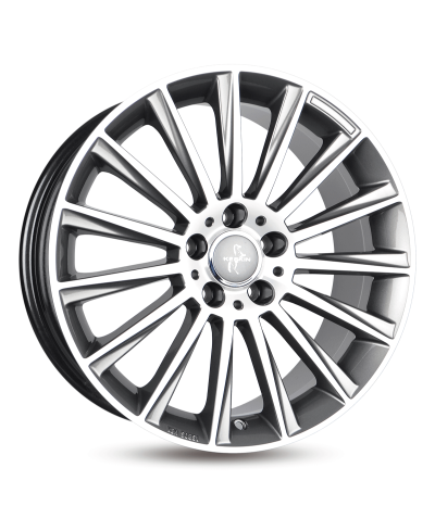 KESKIN KT18 Turbo PALLADIUM FRONT POLISH 8,5x20 5/112 ET42 Alésage 66,6