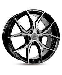 KESKIN KT19 Angel BLACK FRONT POLISH 8x18 5/114,3 ET40 Alésage 72,6
