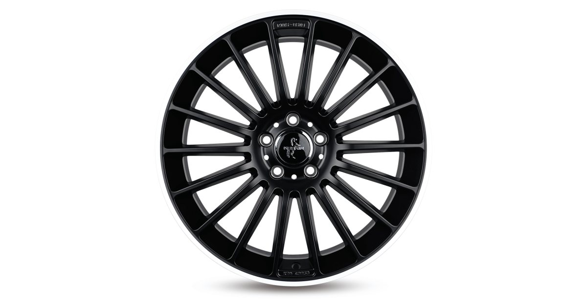 KESKIN KT15 Speed MATT BLACK LIP POLISH 8x18 5/112 ET45 Alésage 66,6