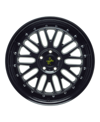 KESKIN KT22 Retro MATT BLACK PAINTED 8x18 5/108 ET45 Alésage 72,6