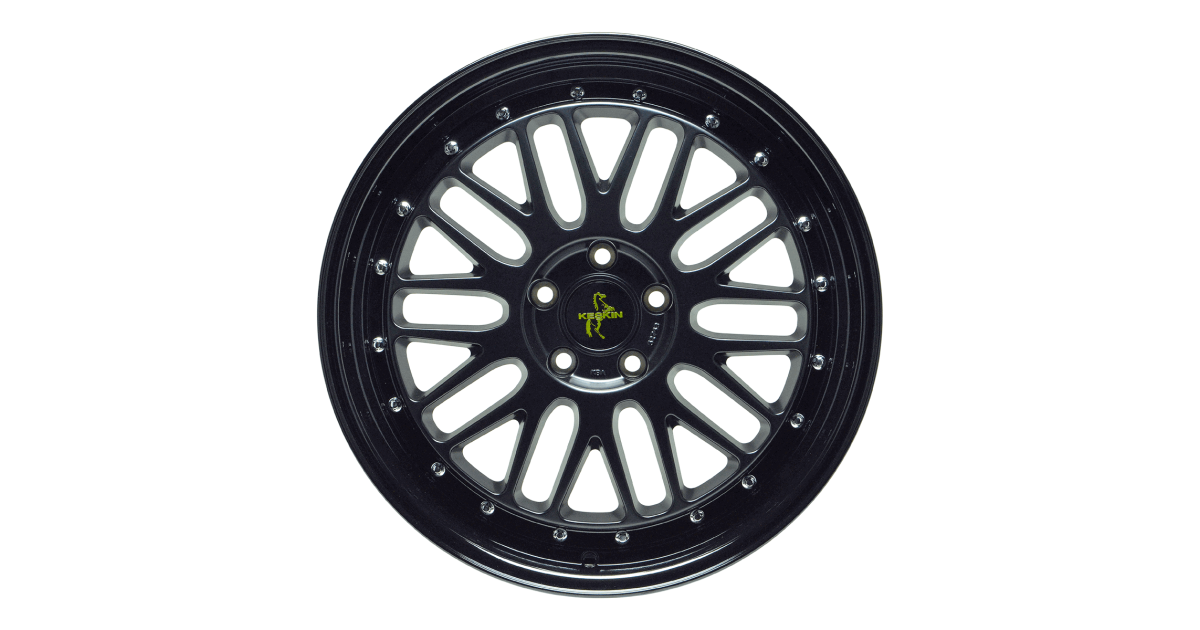 KESKIN KT22 Retro MATT BLACK PAINTED 8x18 5/112 ET30 Alésage 72,6