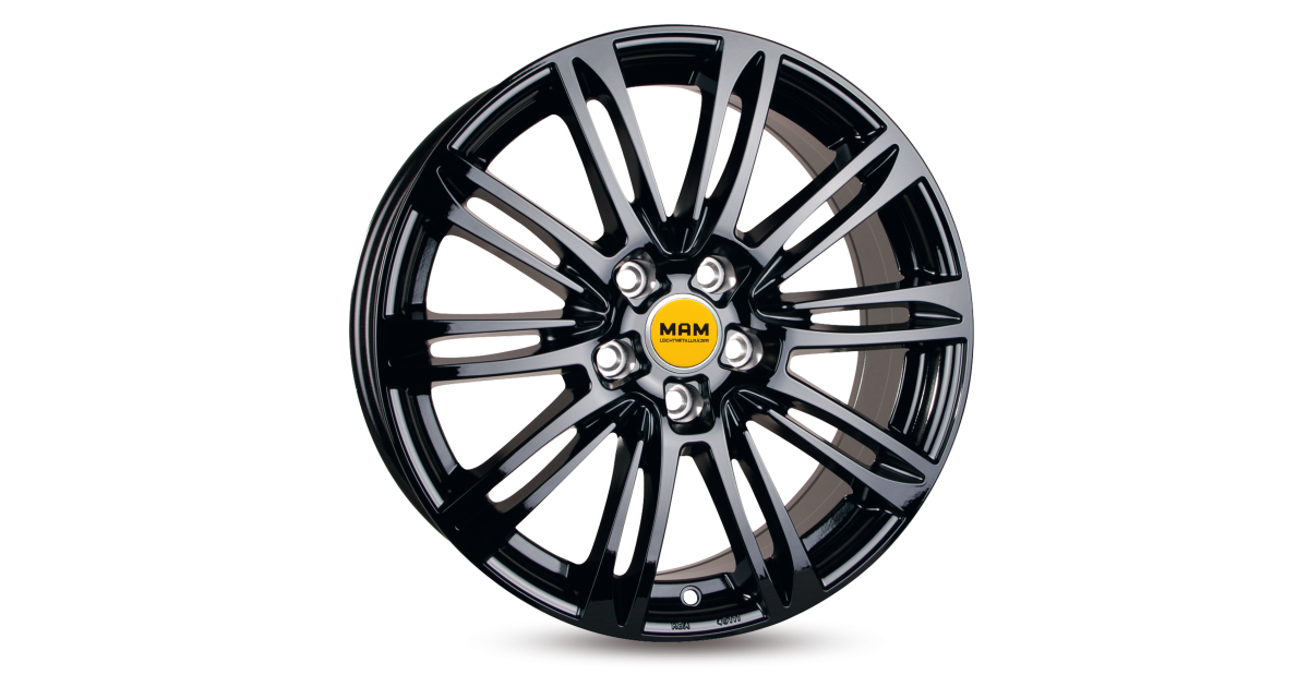 MAM A4 BLACK PAINTED 7x16 5/114,3 ET38 Alésage 72,6