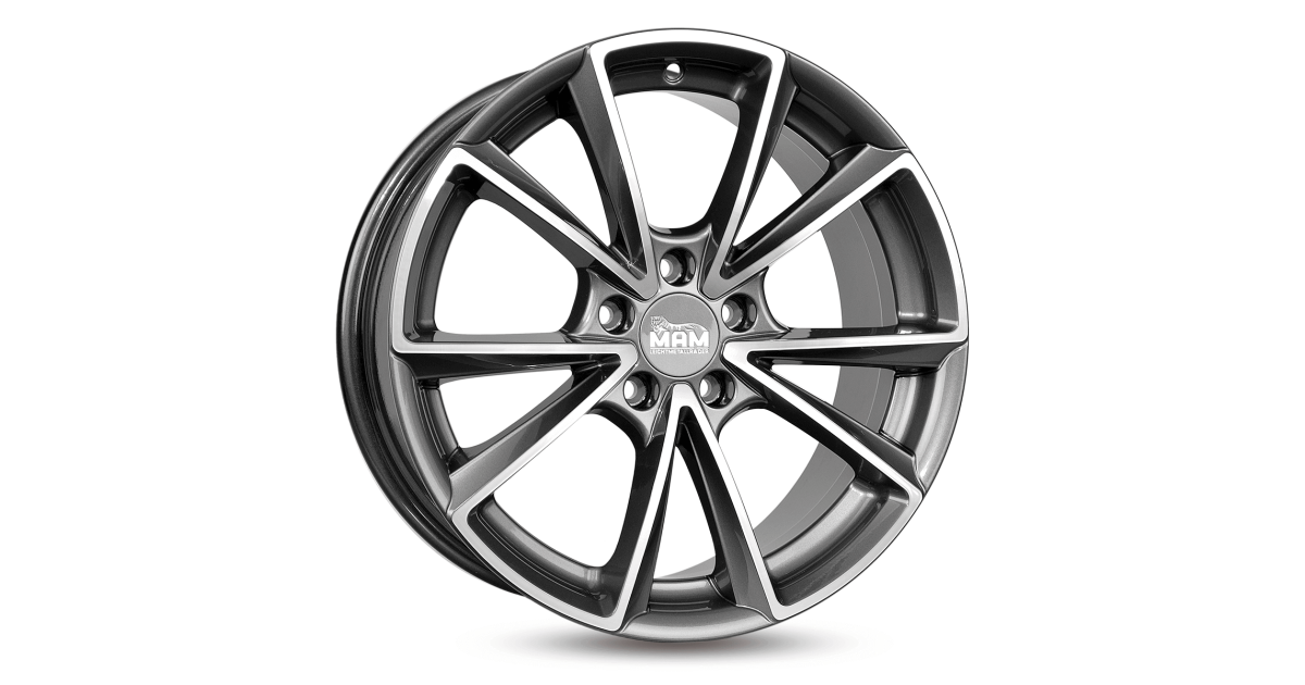MAM A5 PALLADIUM FRONT POLISH 8x18 5/112 ET35 Alésage 66,6