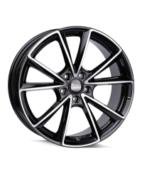 MAM A5 BLACK FRONT POLISH 8x18 5/112 ET45 ,Alésage 66,6