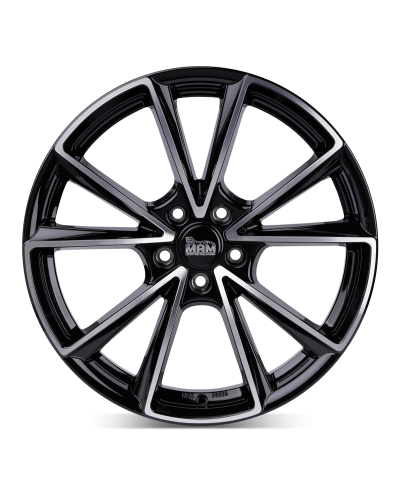 MAM A5 BLACK FRONT POLISH 8x19 5/112 ET30 Alésage 66,6