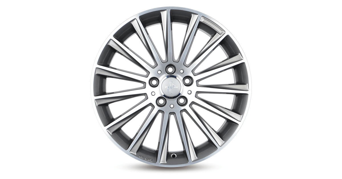 KESKIN KT18 Turbo PALLADIUM FRONT POLISH 10x22 5/130 ET58 Alésage 84,1