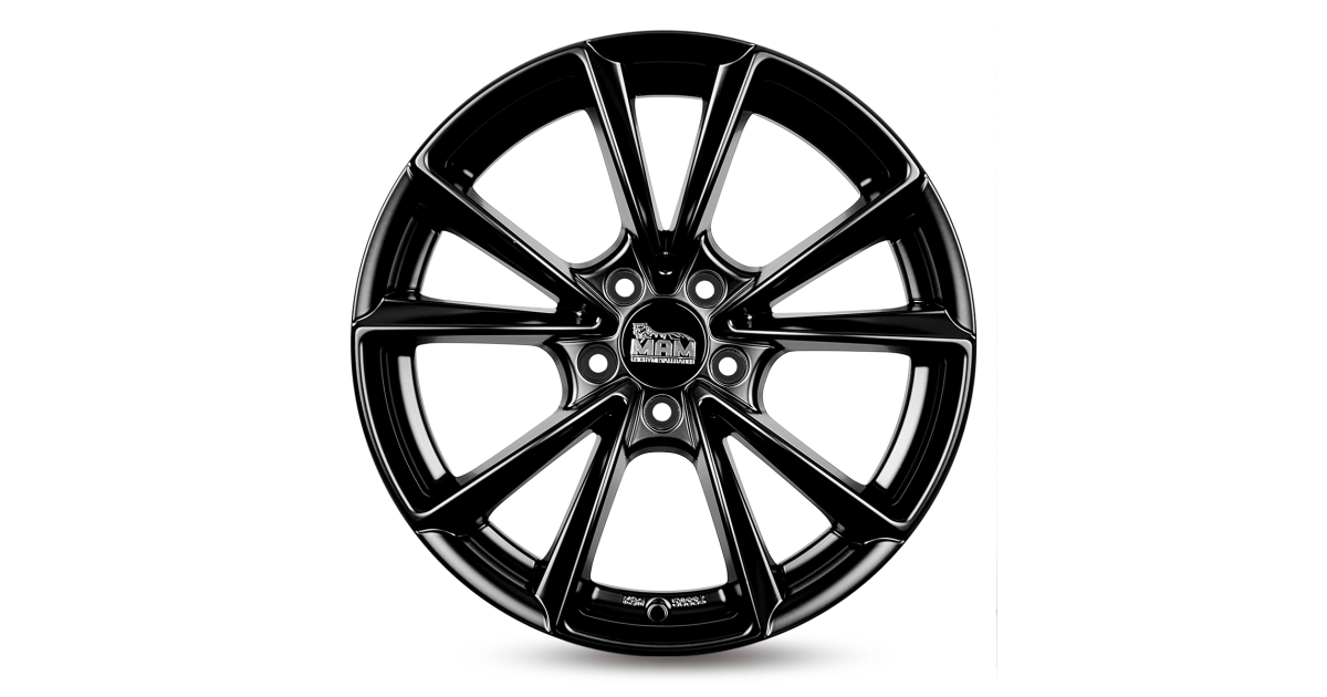 MAM A5 MATT BLACK PAINTED 8x18 5/112 ET45 Alésage 66,6