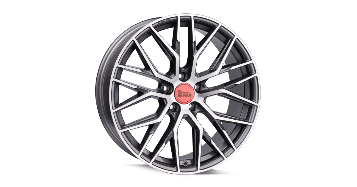 MAM RS4 PALLADIUM FRONT POLISH 7,5x17 5/112 ET45 ,Alésage  66,6