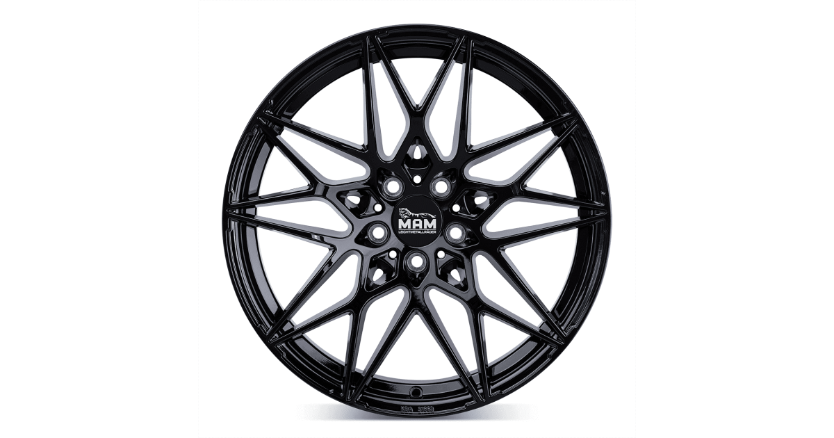 MAM B2N BLACK PAINTED 8,5x19 5/112 ET30 ,Alésage 72,6