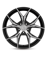 KESKIN KT19 Angel Black front polish 8,5x19 5/ 114,3 ET40 , Alésage 72.6