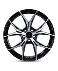 KESKIN KT19N BLACK FRONT POLISH 8,5x19 5/112 ET30 Alésage 72,6