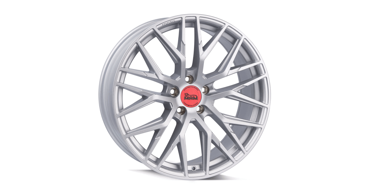 MAM RS4 MATT SILVER PAINTED 8,5x19 5/120 ET35 Alésage 72,6