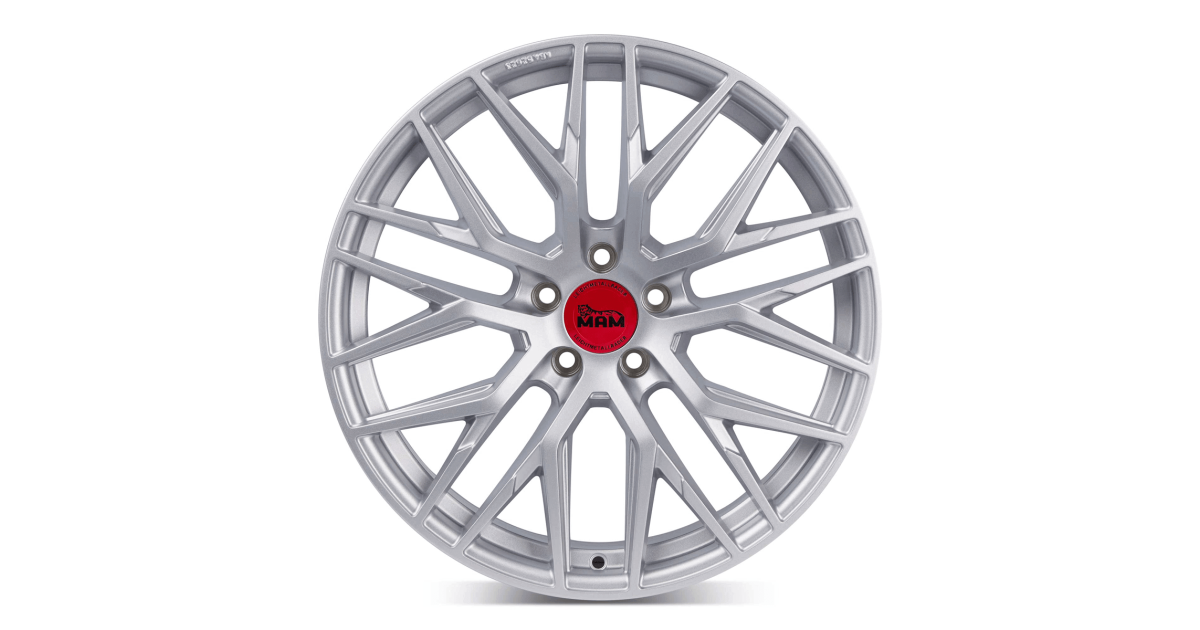 MAM RS4 MATT SILVER PAINTED 8,5x19 5/120 ET35 Alésage 72,6