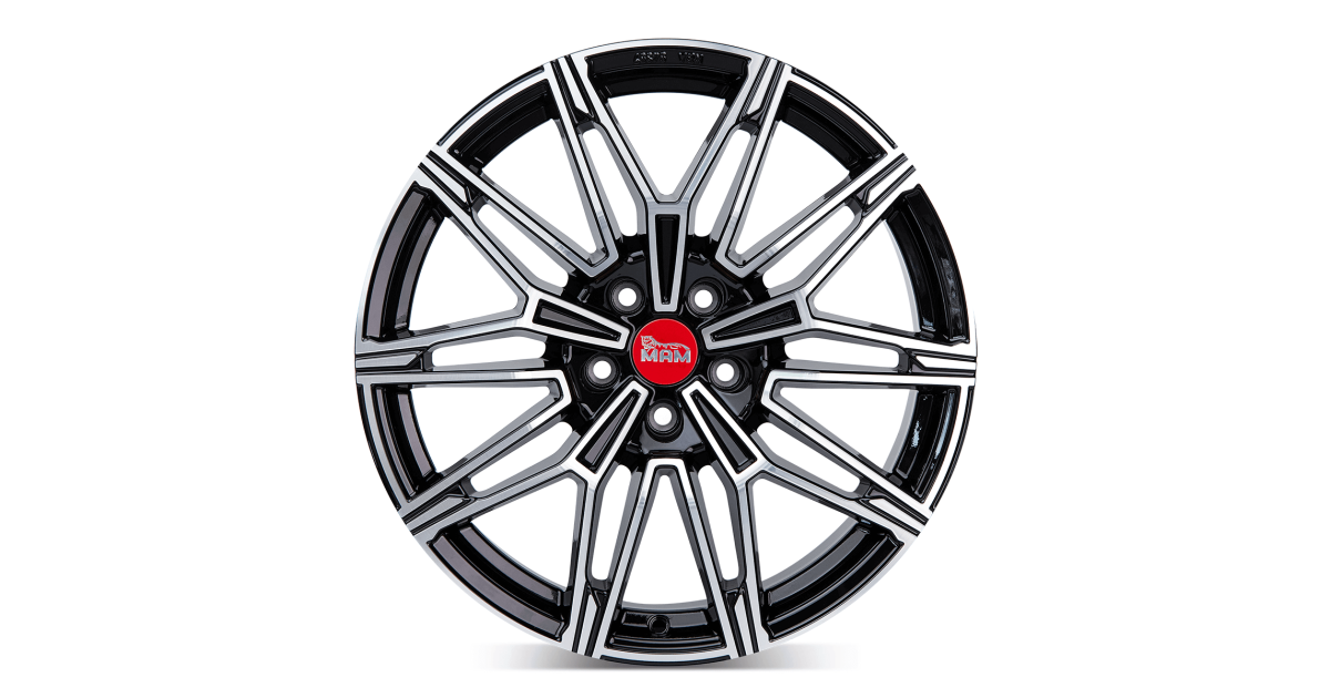 MAM B3N BLACK FRONT POLISH 8,5x19 5/112 ET45 Alésage 66,6