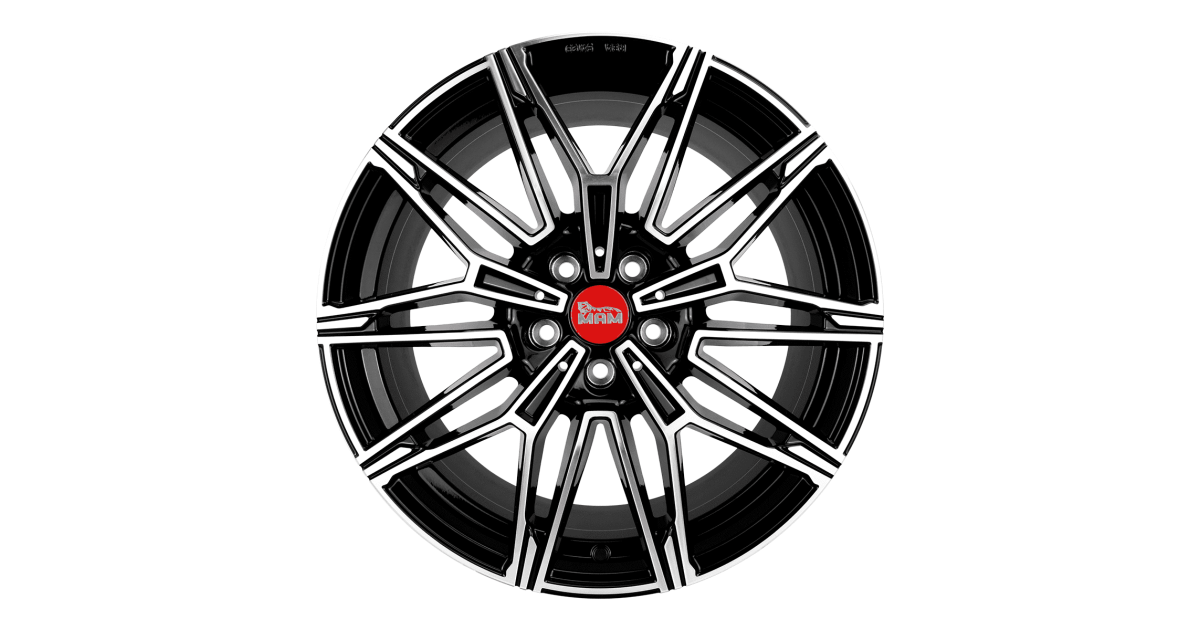 MAM B3 BLACK FRONT POLISH 8,5x19 5/112 ET45 Alésage 66,6